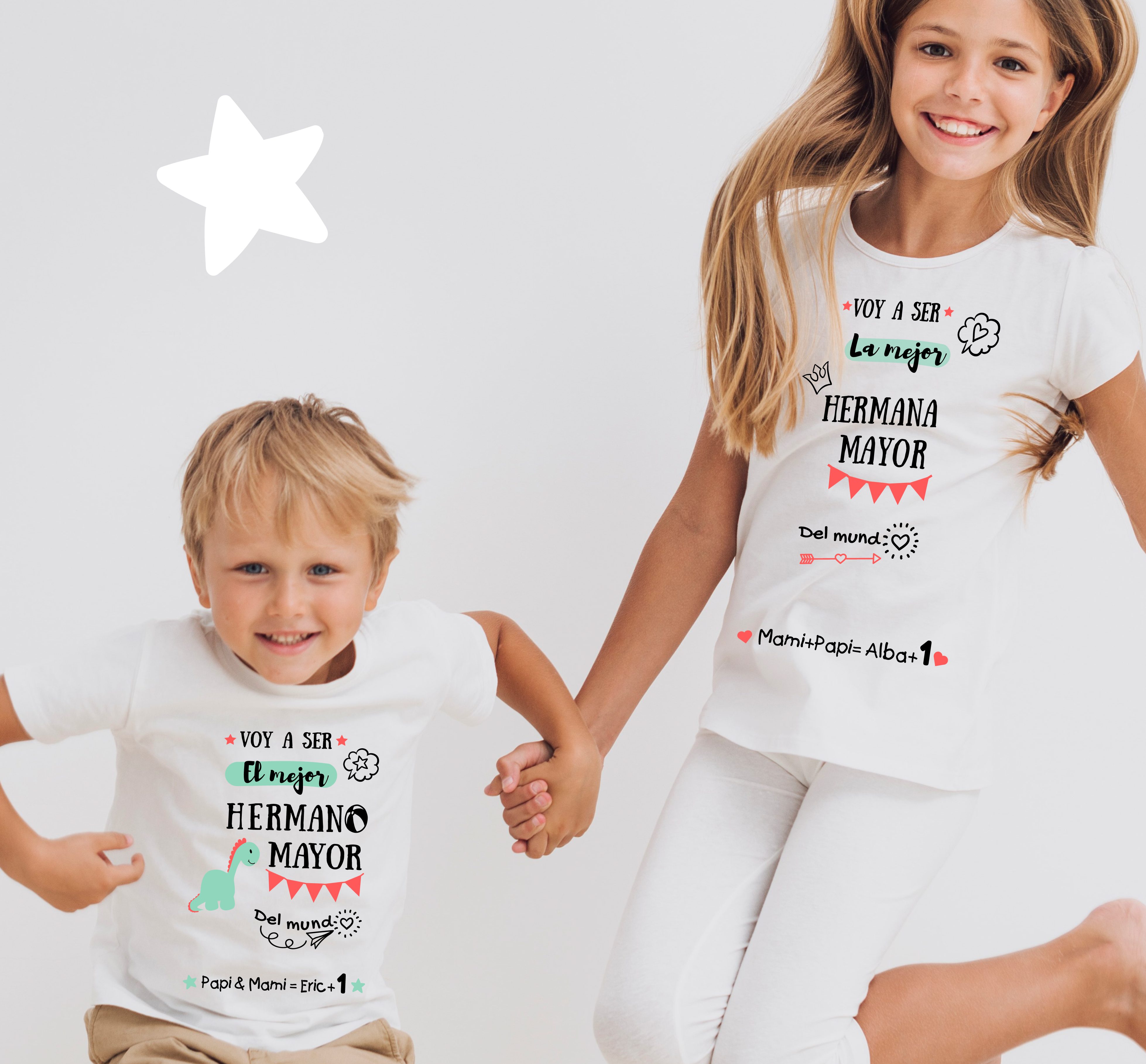 Dispensación maldición Sabroso Camiseta personalizada «voy a ser la mejor hermana mayor» –bodys  personalizados Afecto | Baby Shop