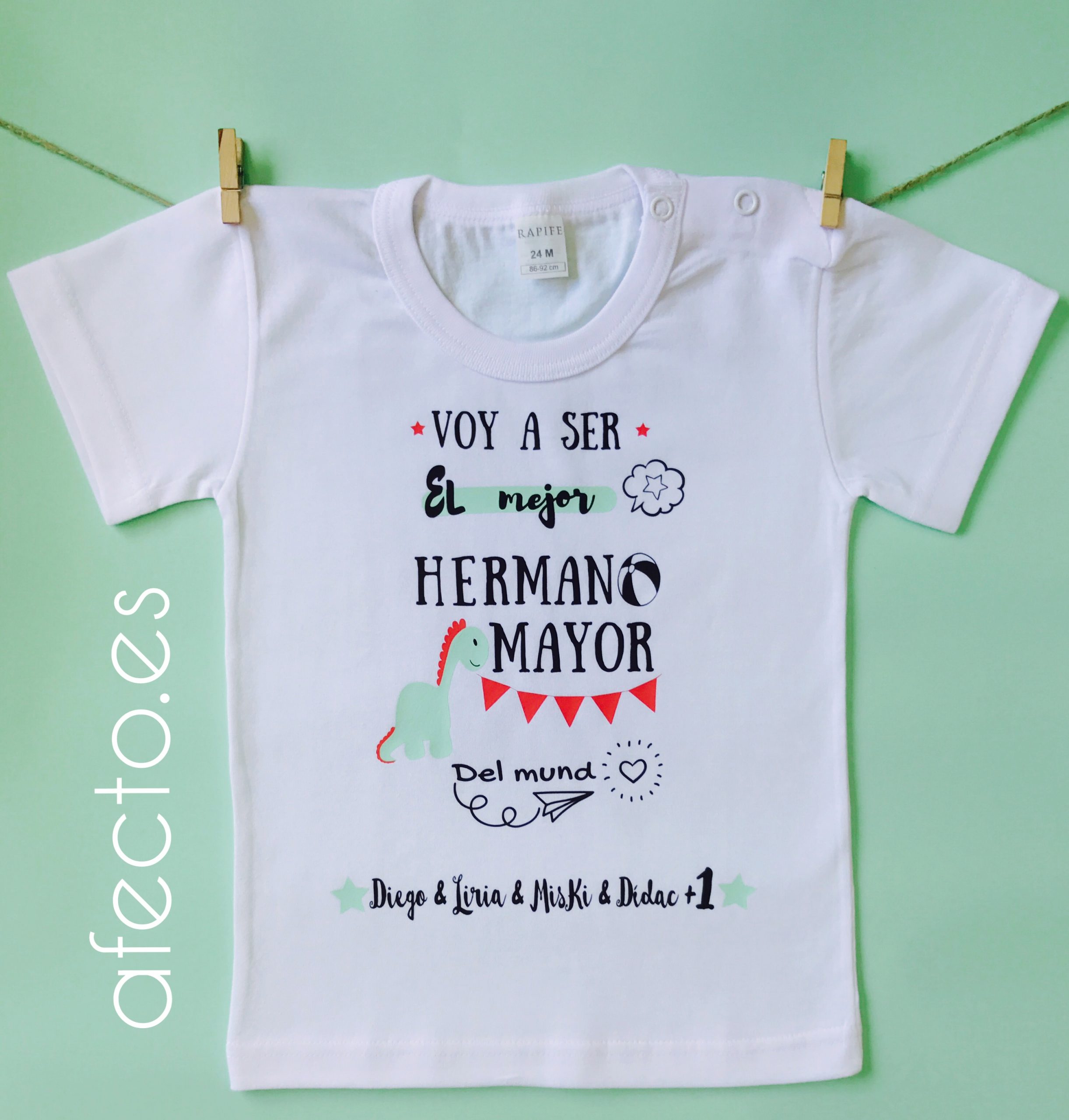 Camiseta VOY A SER EL MEJOR HERMANO MAYOR