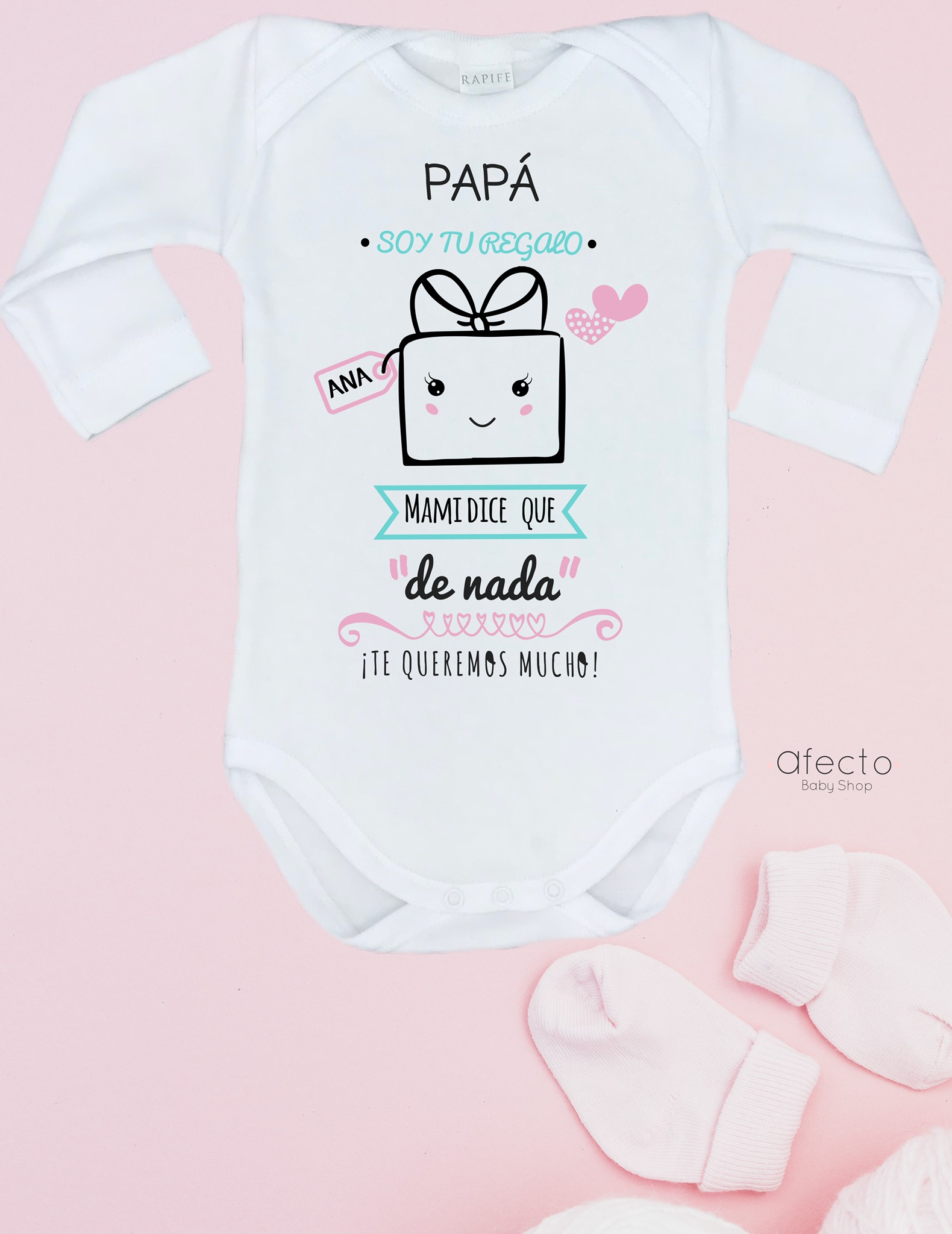 Body Bebé Mejor Papá Cuerpo Recién nacido bebes idea de regalo regalos para  bebes personalizado Embarazo proclamación -  España