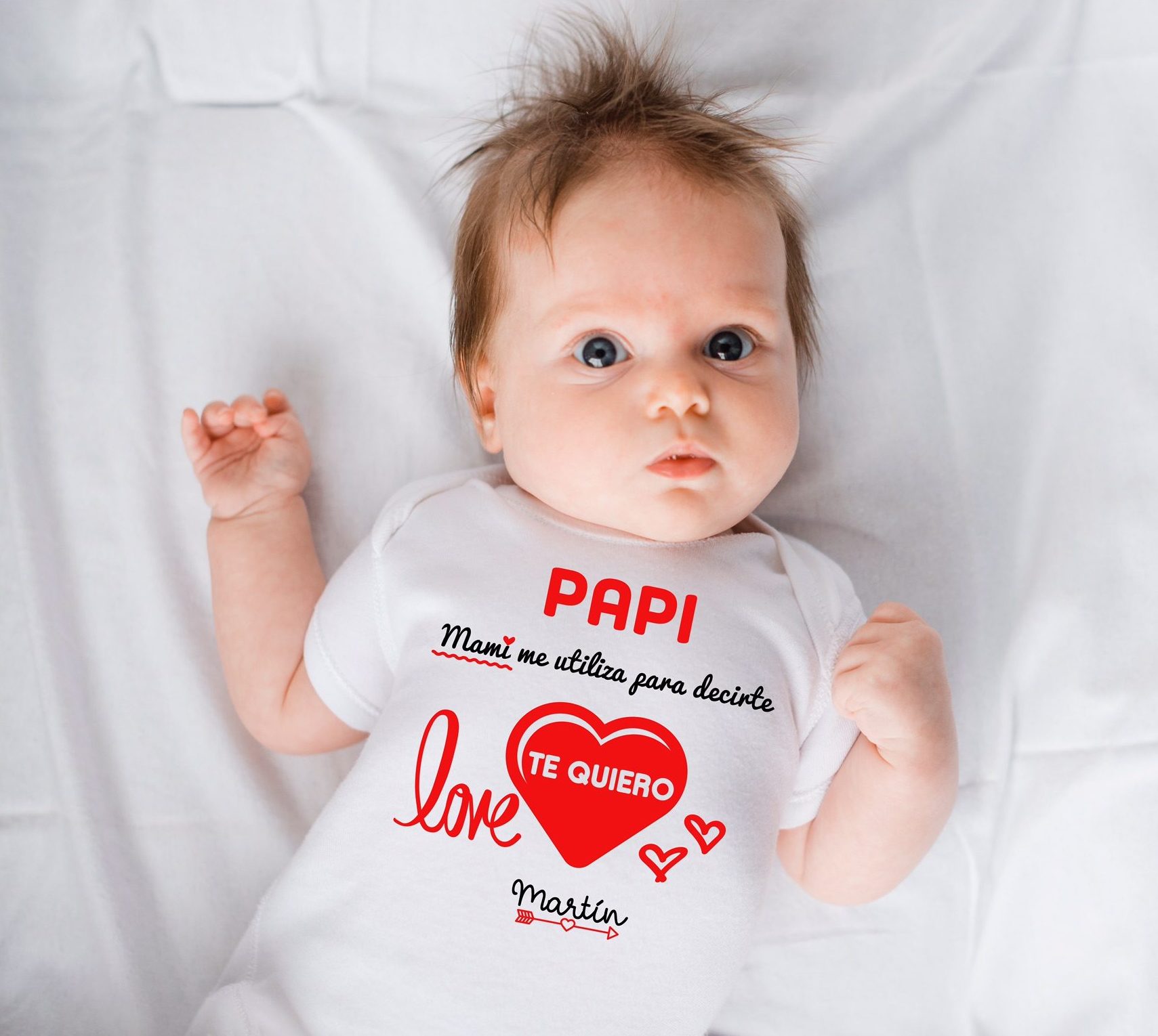 Persona Disponible pierna Body personalizado regalo San Valentín - Afecto | Baby Shop