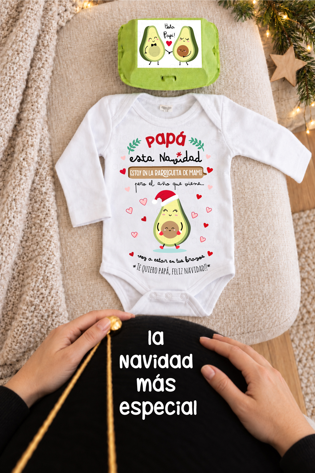 IDEA ORIGINAL PARA NOTICIA DE EMBARAZO